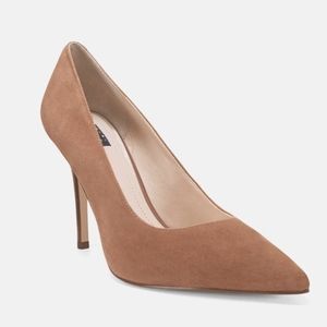 WHBM Olivia Suede Pump